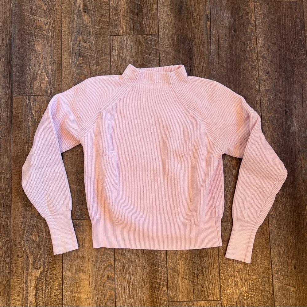 Pink Ribbed Sweater